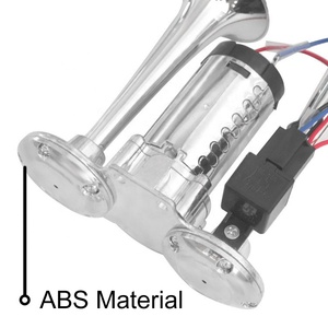 Compresseur de trompette universel double tonalité 12V 24V 600dB 21.5x15.5x7.1 <span class=keywords><strong>cm</strong></span> pour subwoofers de camion de moto - Product Image 2