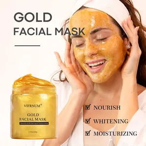 Gesichts maske & Haut Gold Gesichts pflege Beauty hacks 24 Karat Gold Gesichts maske Befriedigende Aufhellung Befeuchten Sie das Gute für Free sample