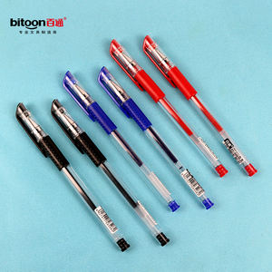 थोक प्रचार उच्च गुणवत्ता वाले तटस्थ मानक 0.5 मिमी जेल पेन स्कूल उच्च गुणवत्ता वाले प्लास्टिक के लिए सर्वश्रेष्ठ काले लाल हस्ताक्षर पेन - Product Image 4