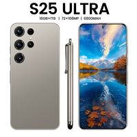 Smartphone S25 Ultra 5G 16 Go + 1 To, processeur Déca-Core 10 cœurs, appareil photo 108 MP, écran HD 7,3 pouces, Android 14, téléphone mobile de jeu, vente chaude