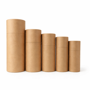 Premium Custom Luxury Perfume Paper Tube Packaging Cylinder <b>Box</b> with Gold Foil Logo for Fragrance <b>Bottle</b> Custom Logo Factory - Product Image 4