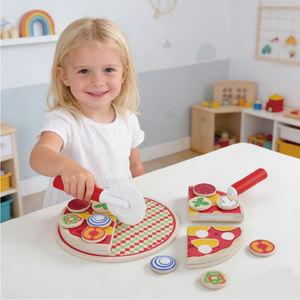 Jouets éducatifs jeux alimentaires semblant jouer ensemble de <span class=keywords><strong>cuisine</strong></span> en bois jouet <span class=keywords><strong>Pizza</strong></span> salon semblant jouer ensemble <span class=keywords><strong>Pizza</strong></span> Kit jouet - Product Image 1