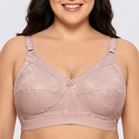 Soutien-gorge Grande Taille en Coton Respirant à Forte Élasticité, Couvrant le Dos et les Poitrines Larges – Nouvelle Collection