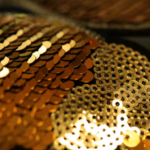 Tùy Chỉnh Thêu Mèo Vá Với Lớn <span class=keywords><strong>Sequins</strong></span> Vải Đính Cườm Hoa Thêu Các Bản Vá Lỗi Cho May & Thêu - Product Image 3