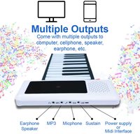 Prix de gros d'usine de piano numérique chinois vente à chaud avec fonction d'enseignement à écran tactile LCD pour débutant