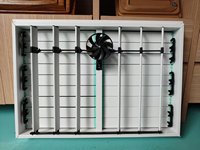 Ventilateur de ventilation en PVC écologique pour climatiseur industriel haut de gamme, pièces d'automatisation