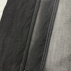 Tissu en denim extensible en mélange de lyocell à effet sergé doux pour pantalons décontractés - Product Image 1