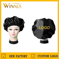 Logo personnalisé nom de marque impression Satin soie vierge extensions de cheveux humains bandeau enveloppant perruque bandeaux