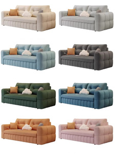 Divano <span class=keywords><strong>Letto</strong></span> in Tessuto <span class=keywords><strong>per</strong></span> Soggiorno, Divano Trasformabile di Tendenza Salvaspazio con Funzione <span class=keywords><strong>Letto</strong></span> <span class=keywords><strong>per</strong></span> Case Moderne e <span class=keywords><strong>Piccoli</strong></span> Appartamenti - Product Image 6