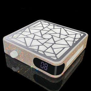 Máquina Recolectora de Polvo de Uñas Recargable de Fábrica, de Alta Calidad, con Diamantes, Super Brillante, Color Rosa, Suministros de Belleza - Product Image 2