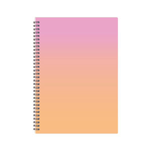 Carnet de composition personnalisé avec couverture kraft, 100 feuilles de papier ligné collège, reliure spirale, pour planification - Product Image 1
