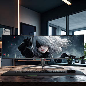 Moniteur de jeu incurvé OEM 49 pouces VA IPS grand <span class=keywords><strong>écran</strong></span> UHD 5K 144Hz 165Hz pour la maison, le bureau, les entreprises, PC de bureau, rétroéclairage LED, <span class=keywords><strong>écran</strong></span> HDR - Product Image 1