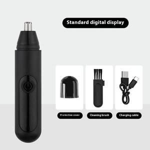 Tondeuse électrique noire pour poils du nez et des oreilles, tondeuse professionnelle indolore pour poils du nez pour hommes et femmes - Product Image 5