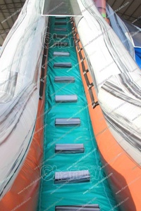 Thương mại thiết kế ban đầu dài nhất có thể tháo rời nhiệt đới <span class=keywords><strong>Inflatable</strong></span> trượt nước với hồ bơi đại dương chủ đề trượt nước để bán - Product Image 5