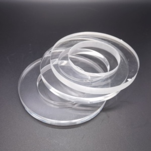 High Precision Custom Laser Cutting Acrylic Round Transparent Plastic Part CNC Machining Service