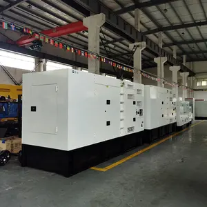 New 50Hz nhà máy Giá Cách âm 500kva Máy phát điện diesel thiết lập với yuchai động cơ YC6T660L-D20