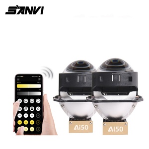 ไฟโปรเจคเตอร์ SANVI Ai50 ควบคุมสีผ่านแอพ ขนาด 3 นิ้ว แบบ Bi-LED สำหรับไฟรถยนต์ - Product Image 1