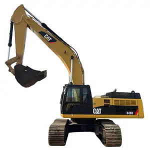 Caterpillar Japan imported construction and mining equipment 45 ton heavy excavator 345D