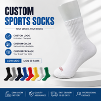 Nouvelles chaussettes de sport en coton jacquard avec logo personnalisé, design tendance, fabrication OEM pour chaussettes d'entraînement athlétique unisexes