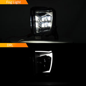 Luces antiniebla LED de parachoques de 36W con lámpara de conducción de lente transparente halo DRL para Dodge Ram 1500 Pickup 2013 2014 2015 2016 2017 - Product Image 2