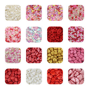 Sprinkles comestibles en gros pour la Saint-<span class=keywords><strong>Valentin</strong></span>, décoration de pâtisserie, bonbons pressés en forme de lèvres, sprinkles pour gâteaux - Product Image 3