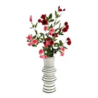 Mini Rose Artificielle en Soie pour Décoration Florale de Studio de Mariage et Bouquet de Fleurs