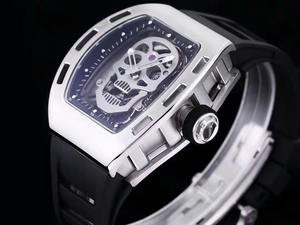 Mouvement tourbillon personnalisé de qualité supérieure, bracelet en caoutchouc indonésien haut de gamme, montre pour homme, montre mécanique - Product Image 5