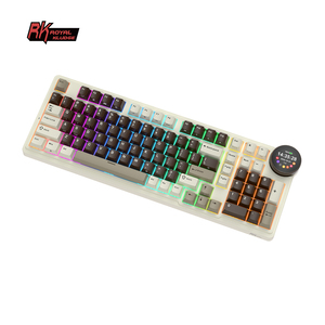 <span class=keywords><strong>Teclado</strong></span> Mecánico <span class=keywords><strong>Royal</strong></span> <span class=keywords><strong>Kludge</strong></span> RK N99 Phantom 98 Teclas, Tri-Modo, RGB, Cableado, Inalámbrico 2.4G, con Pantalla TFT - Product Image 4