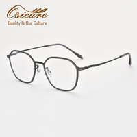 Premium Petit Optique Lentes Rétro De Luxe Lunette De Soleil Luxe Vecteur Optique Lecture Hommes Lunettes Titane Gafas Cadres