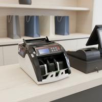 Compteur de billets multi-devises Guangrong 5800, détection UV/IR/magnétique, Bluetooth, qualité professionnelle pour le commerce d'exportation, imprimante 1000 pièces