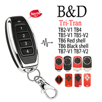 Télécommande 433 MHz pour ouvre-porte de garage B&D B D Tri-tran TB6 TB7 TB2 TB4 TB5 V1 V2 BND SDO RDO 4V1 3V1 2V1 1V2 P PD