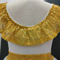 Robe tutu de performance professionnelle personnalisée pour les enfants de tous âges Longue tenue de danse brillante avec ceinture à nœud pour la scène