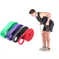 Bandas de ejercicio de resistencia de látex Bandas DE ASISTENCIA DE dominadas para hombres y mujeres Gimnasia Gimnasio Entrenamiento Bandas de entrenamiento