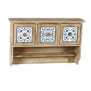 Домашняя декоративная мебель, настенные плавающие деревянные полки с ящиком для хранения
