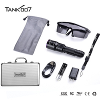 Tank007 UVC31 Lampe torche NDT de qualité supérieure, lampe torche LED super puissante, lampe torche rechargeable, lampe torche UV 365nm pour l'analyse forensique