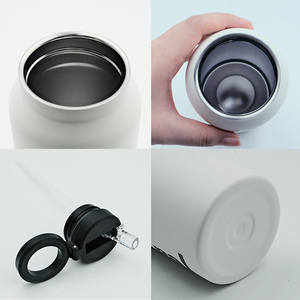24oz stainless steel water <b>bottle</b> double-wall with magnetic lids bpa-free <b>750ml</b> stainless steel water <b>bottle</b> with straw - Product Image 5
