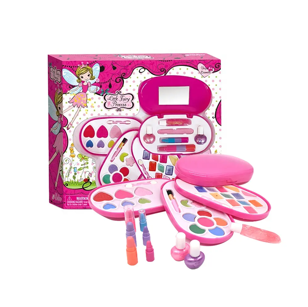 Akiaco ICTI-set de maquillaje de juguete, set de maquillaje EN71 ASTM, juguetes de maquillaje divertidos y bonitos