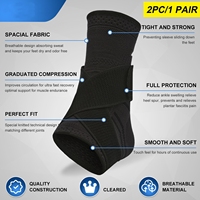 Attelle de cheville professionnelle à compression graduée, sangle de maintien pour la gym, protection et soutien de niveau supérieur