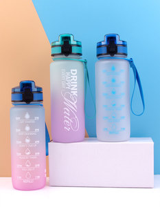 BPA FREE Anpassbare Wasser flasche 700ML Mit motivierenden Ttime Mark Tritan Sport wasser flaschen - Product Image 6