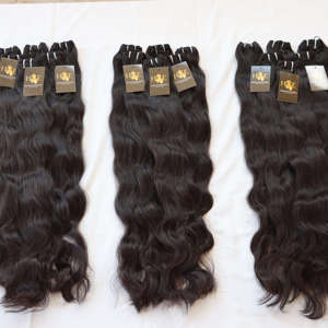Bundles de cheveux vierges indiens non traités de vison avec fermeture Hd Bundles de cheveux humains de vague de corps Cheveux de temple bouclés de vison brut - Product Image 3