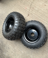 Ensemble complet de roues pour karting 16x6x8 16x7x8, jantes en acier robustes, pneus tout-terrain pour VTT