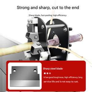 Éplucheurs de canne à sucre manuels de type push-pull Yunqingtech pour les marchés en bord de route, les magasins de fruits, les juseries et les familles - Product Image 3