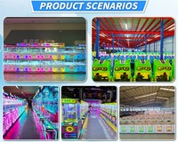 Grue commerciale économique au design attrayant, personnalisable en anglais pour salles d'arcades à fort potentiel de revenus