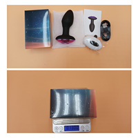 Masseur de prostate rotatif et vibrant sans fil avec télécommande, avec plug anal en diamant, jouet anal masculin
