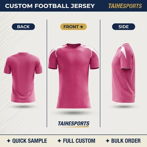 Uniforme de Fútbol para Hombre, Tela de Malla Transpirable, Estampado, Cuello en V, Cintura Elástica, Conjunto de Camiseta de Fútbol, Diseño Personalizado de Alta Calidad - Product Image 3