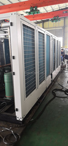 R410a de la fuente de aire desplazamiento enfriador de agua 600kw/800kw/1000KW con 8 compresores de desplazamiento y 12 axial fans - Product Image 4
