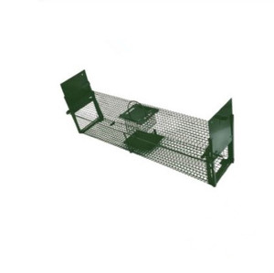 <span class=keywords><strong>Cage</strong></span> pliable en fil de fer galvanisé, grande taille, souris, belette, chien, chat, rongeurs, piège - Product Image 2