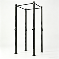 Cage de musculation modulaire extensible autoportante en acier au carbone pour l'entraînement de force et la musculation