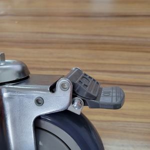 5 polegada 125mm Swivel Brake <span class=keywords><strong>Heavy</strong></span> Duty Rodízio Rodas para Macas - Product Image 3