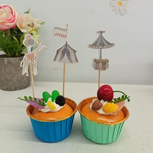 DAMAI - Juego de Vajilla Desechable de Papel para Fiestas Infantiles, Decoración para Fiestas de Cumpleaños, con Diseño de Animales - Product Image 6